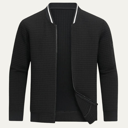 Relaxed Fit Quilted Zip Jacket - OutfitLondon