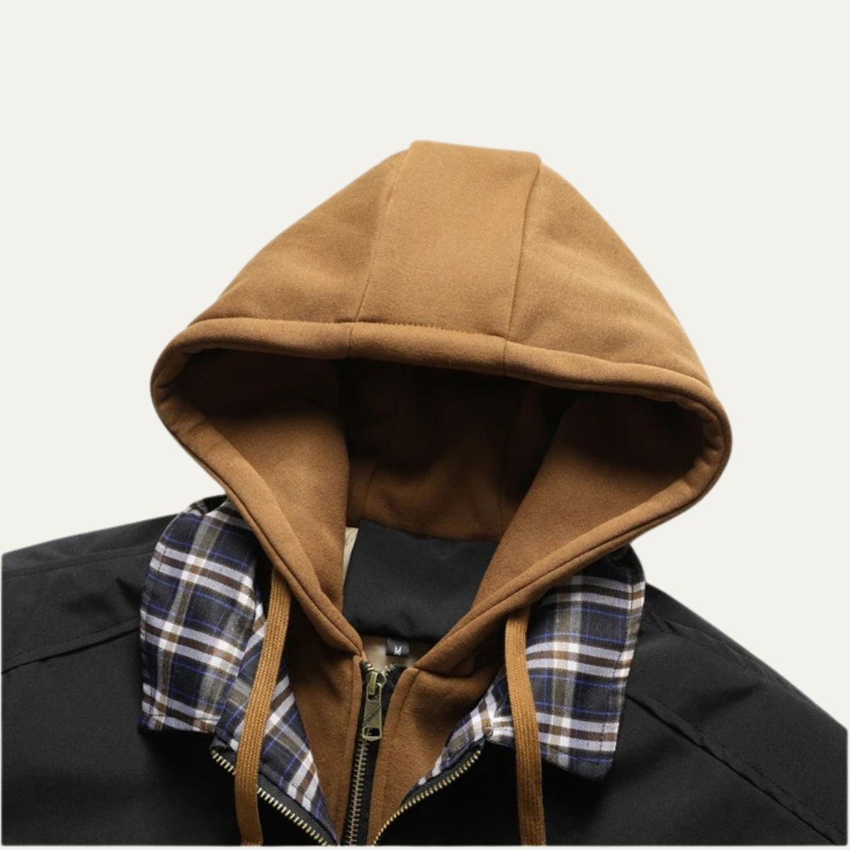 Warm Mens Fleece Hooded Winter Jacket