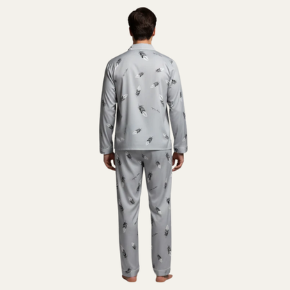 Classic Plaid Sleepwear Set for Men