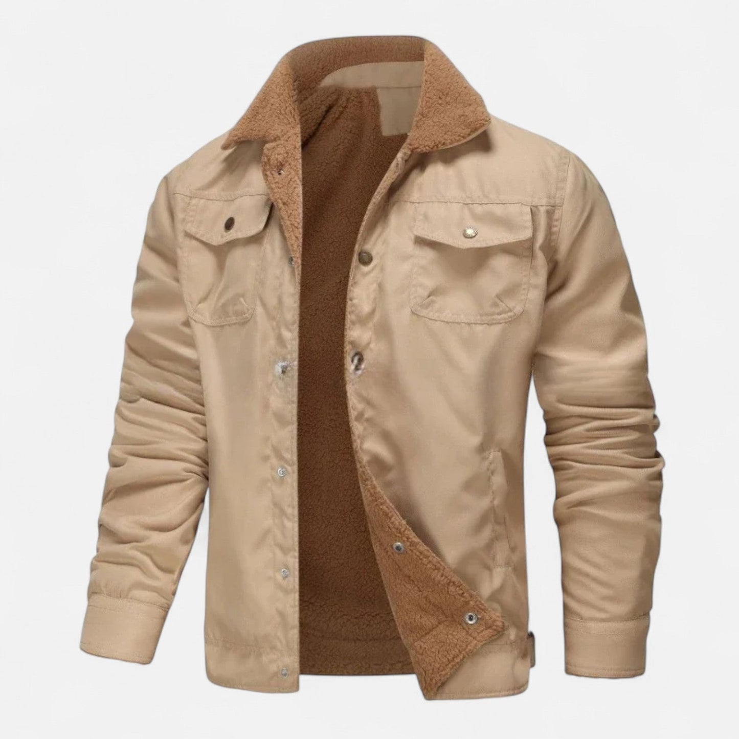 Stylish Mens Insulated Parka Coat