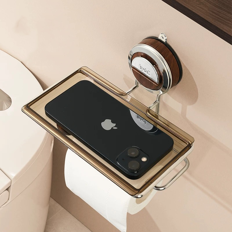 Easy Install Stainless Steel Toilet Paper Holder