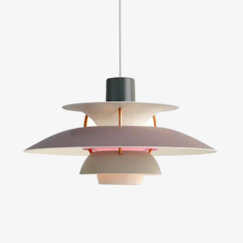 Stylish LED Hanging Lamp With Glass Shade