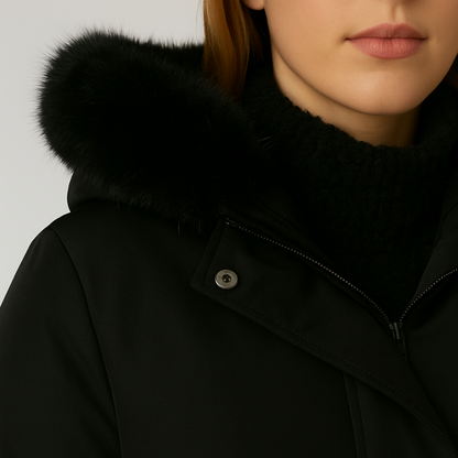 Warm Fur Hooded Winter Coat