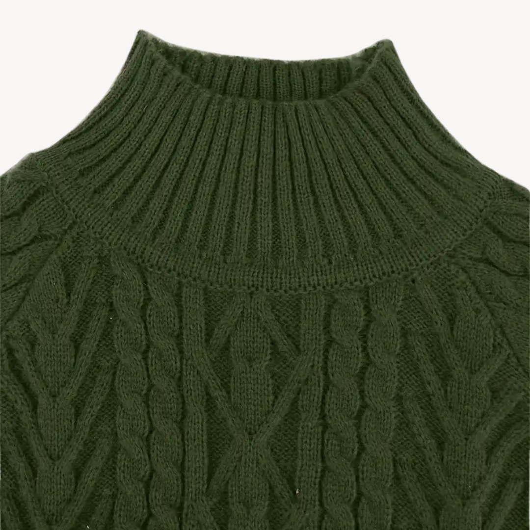 Soft Crew Neck Wool Sweater for Women