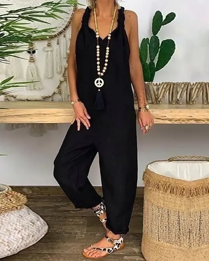 Strapless Warm Weather Jumpsuit for Ladies