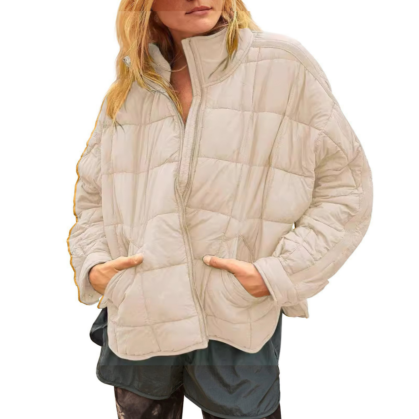 Slim Fit Packable Down Puffer Coat
