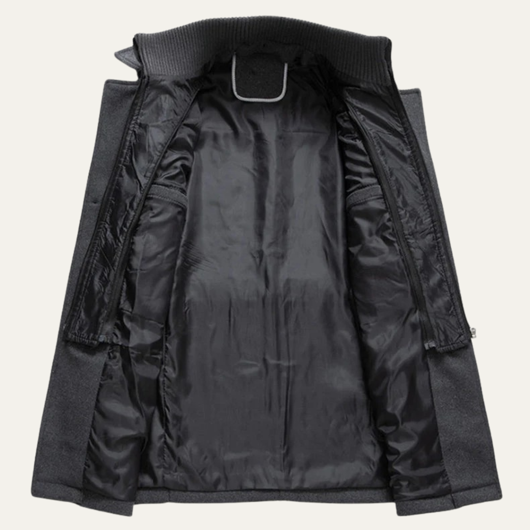 Men's Waterproof Long Trench Overcoat