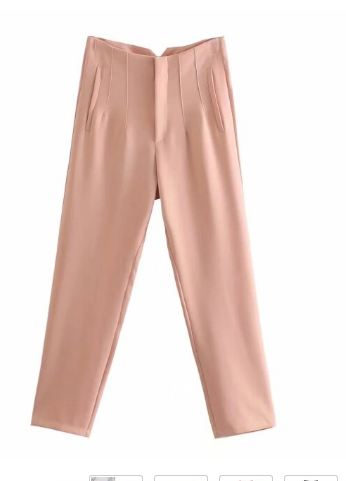 Comfortable High Waisted Office Pants for Women