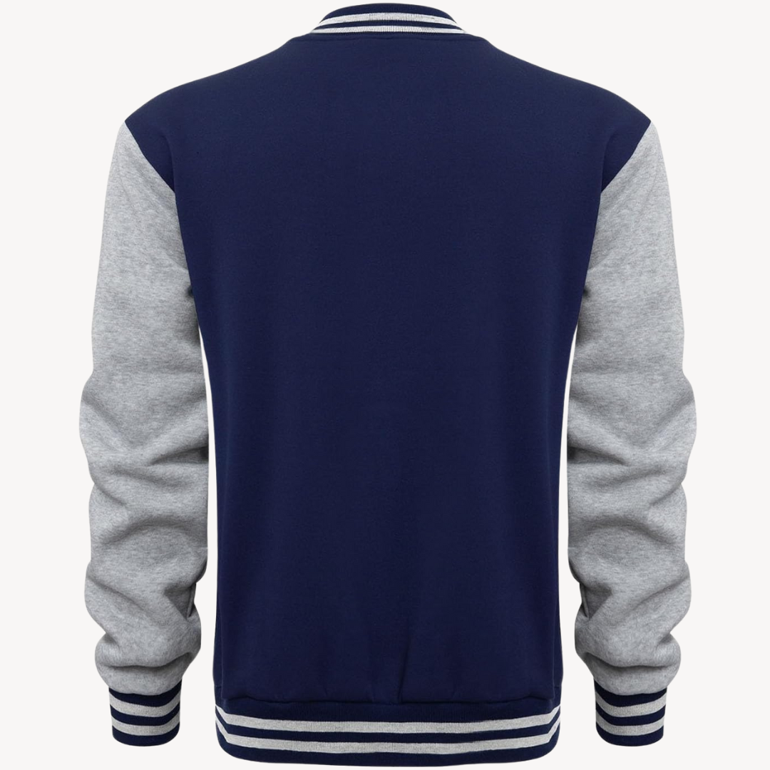 Sporty Mens Baseball Style Coat