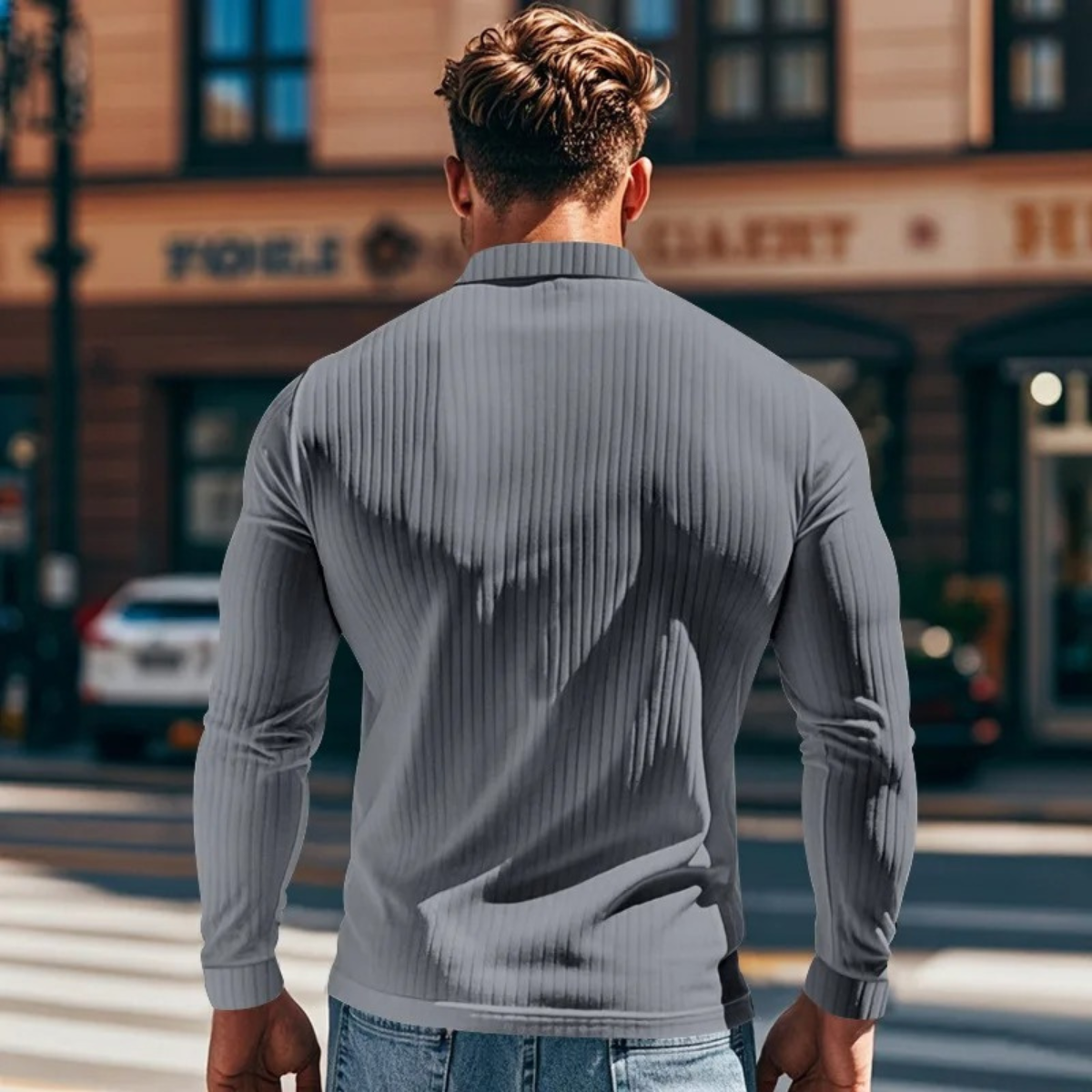 Relaxed Fit Men's Classic Polo Shirt