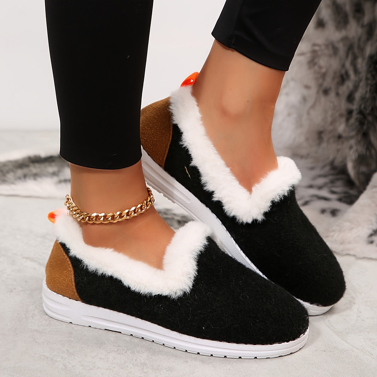 Warm Fuzzy Women's Slip On Loafers
