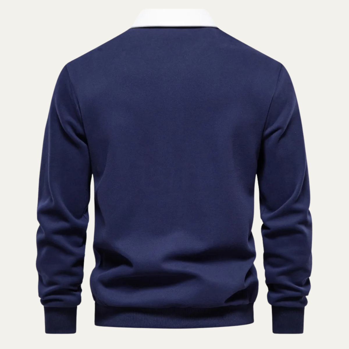 Classic Men's Relaxed Fit Polo Neck Sweater