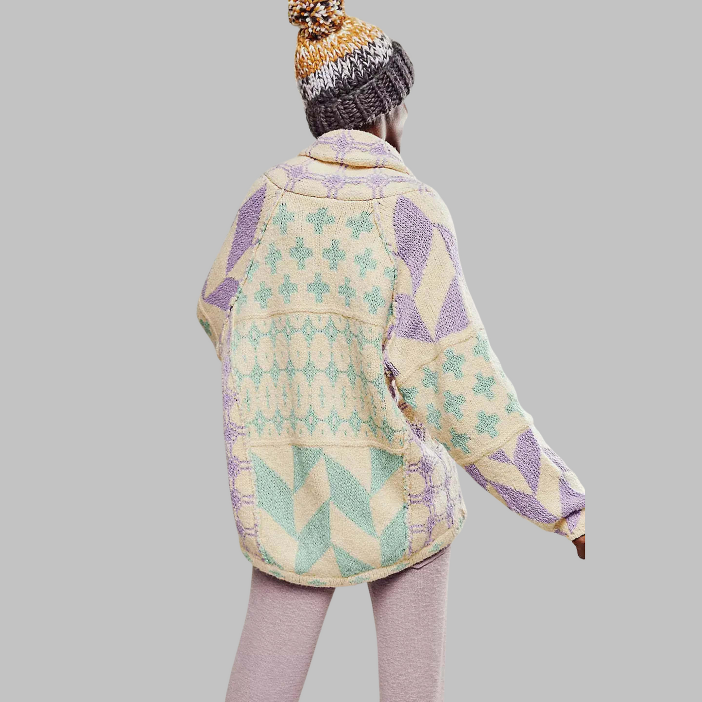 Women's Classic Oversized Open Front Cardigan Sweater