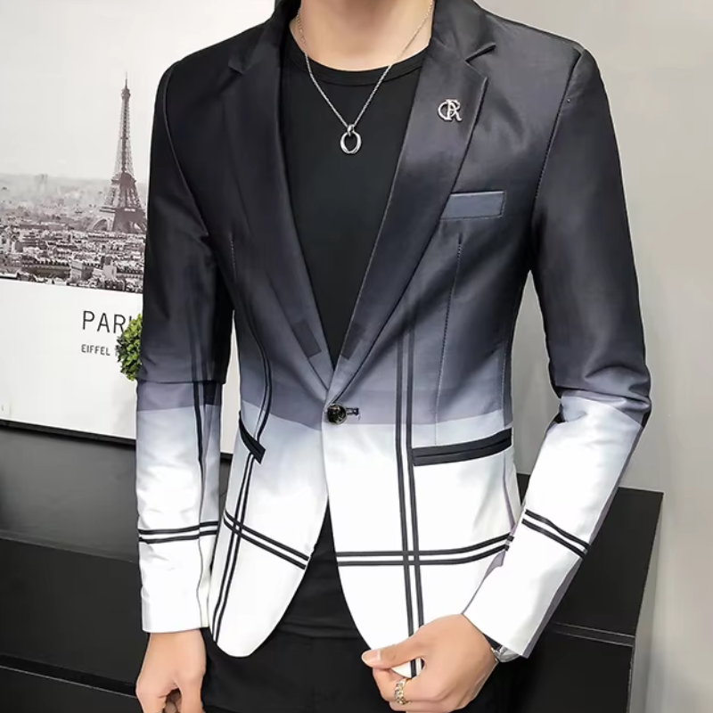 Classic Men's Fitted Office Jacket