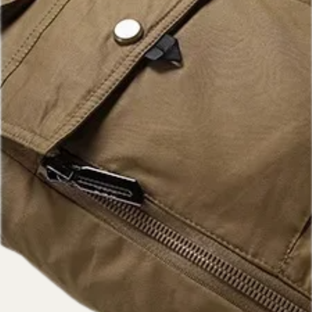 Warm Men's Faux Fur Lined Parka Jacket Coat