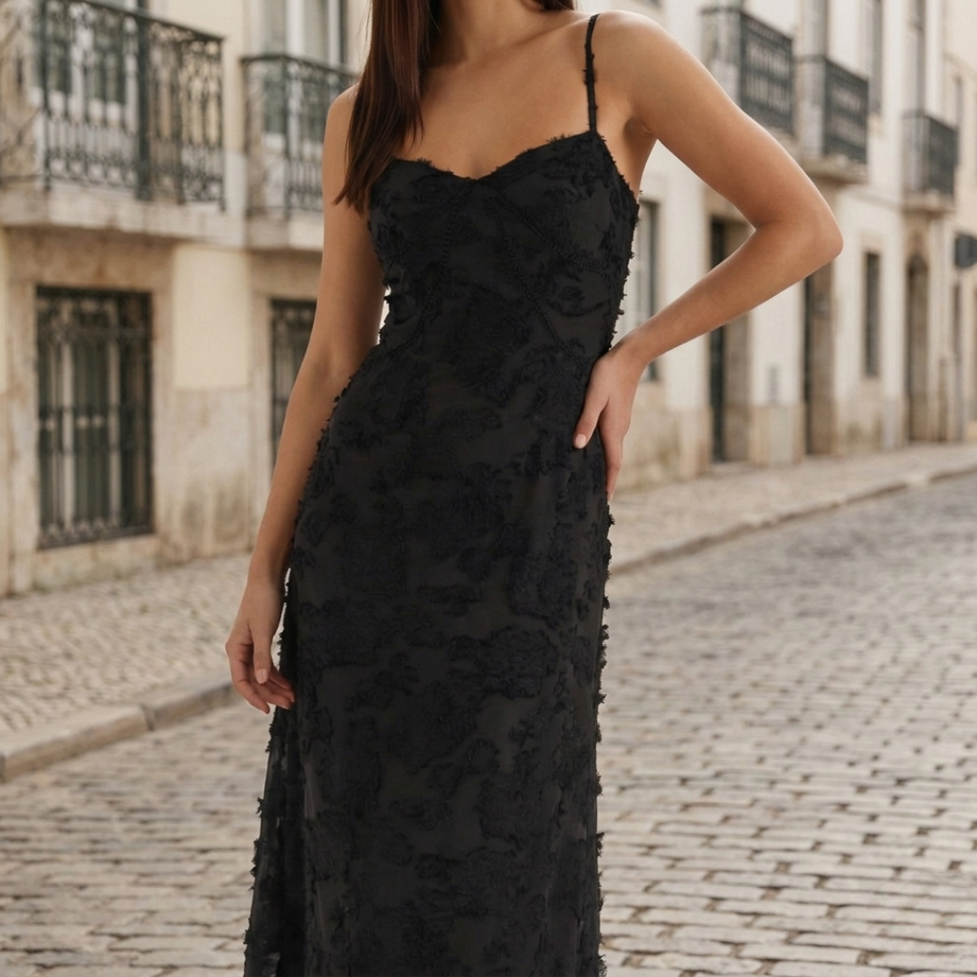 Boho Chic Embroidered Maxi Dress for Women