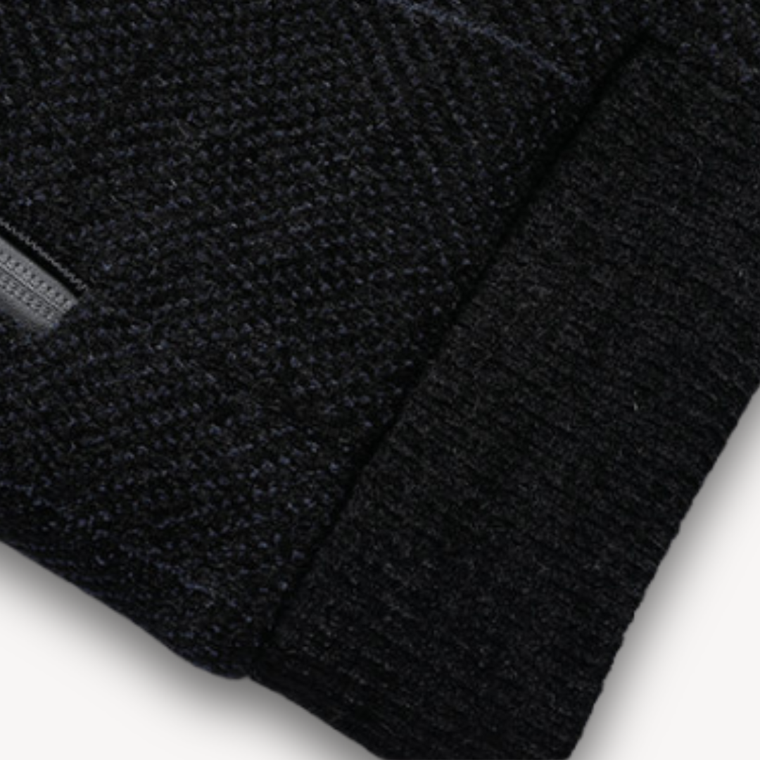 Warm Faux Fur Lined Mens Winter Coat