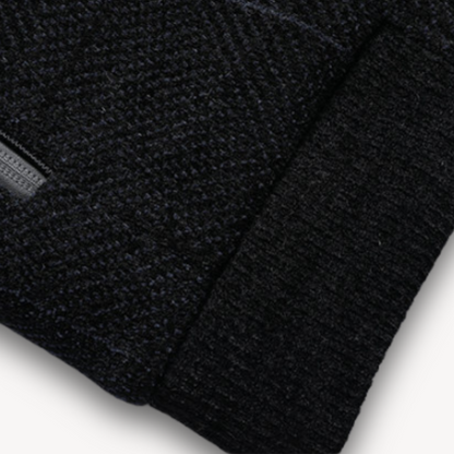Warm Faux Fur Lined Mens Winter Coat