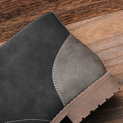 Classic Mens Brown Leather Smart Boots