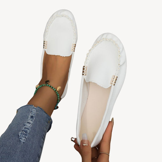 Comfortable Womens Genuine Leather Flat Shoes - OutfitLondon