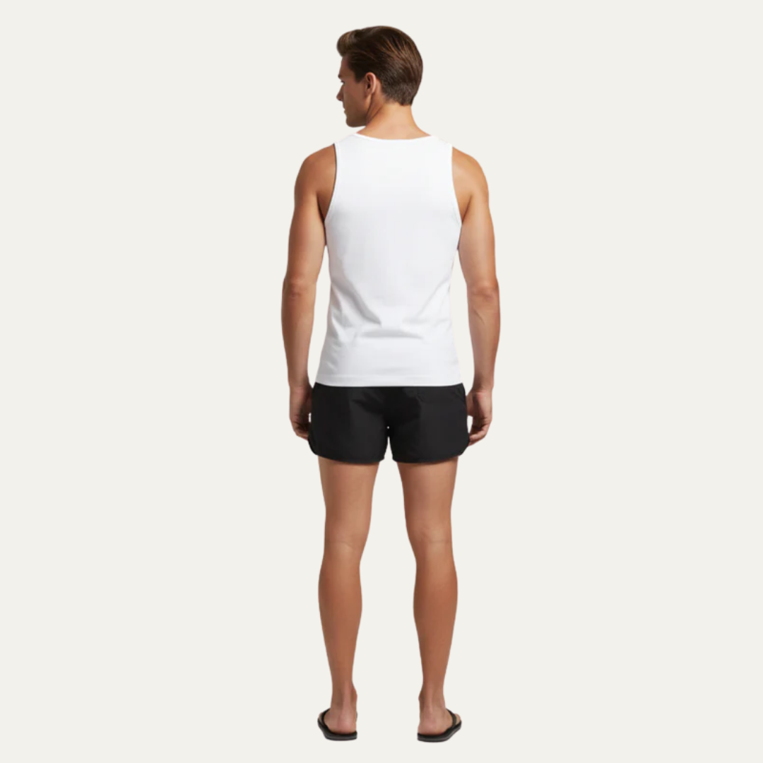 Men's Casual Beach Swim Shorts with Comfort Hem