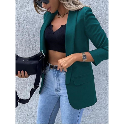 Classic Tailored Ladies Jacket with Pockets