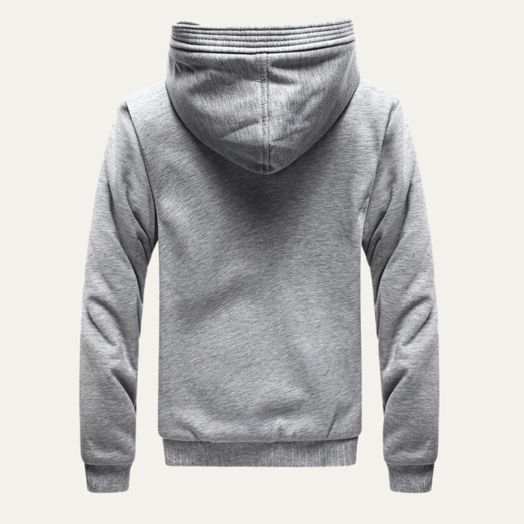 Warm Waterproof Fleece Lined Mens Hoodie Jacket