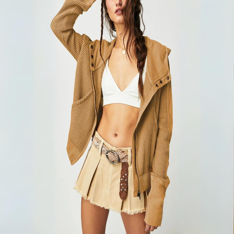 Women's Textured Hoodie