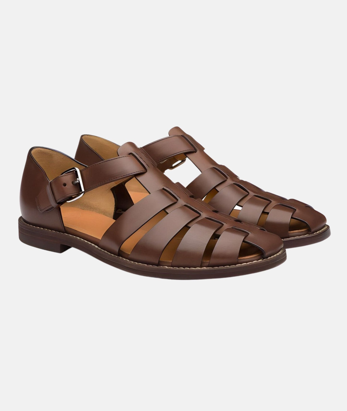 Stylish Buckle Ankle Strap Sandals