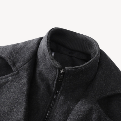 Warm Navy Classic Winter Coat