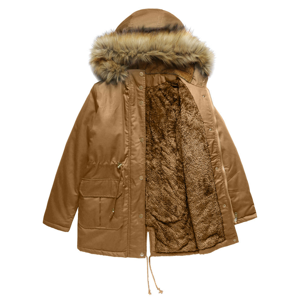 Cozy Waterproof Ladies Winter Parka Jacket