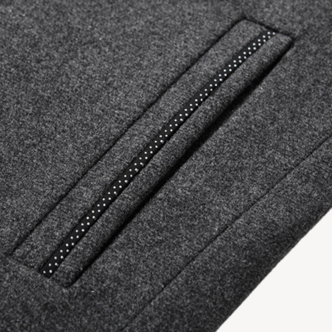 Relaxed Fit Mens Wool Jacket