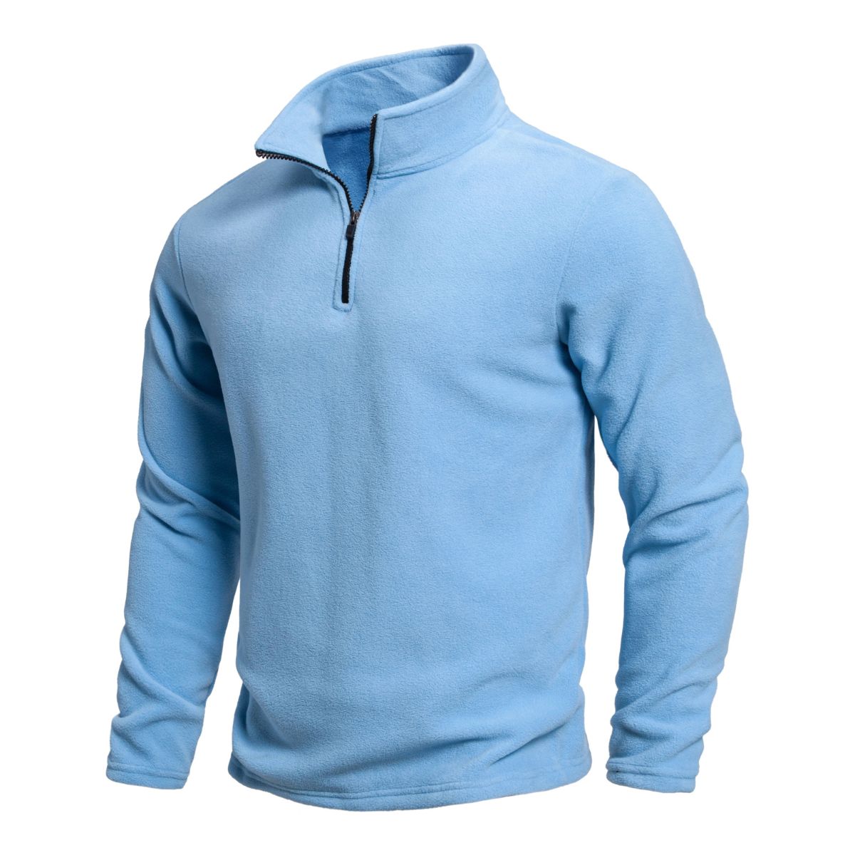 Warm Mens Merino Quarter Zip Sweater
