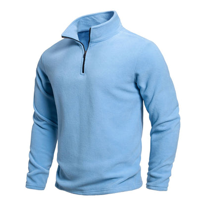 Warm Mens Merino Quarter Zip Sweater