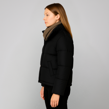 Warm Padded Down Parka Coat for Women