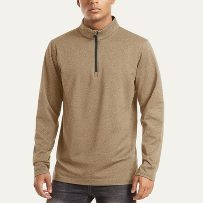 Performance Quarter Zip Neck Sports Shirt