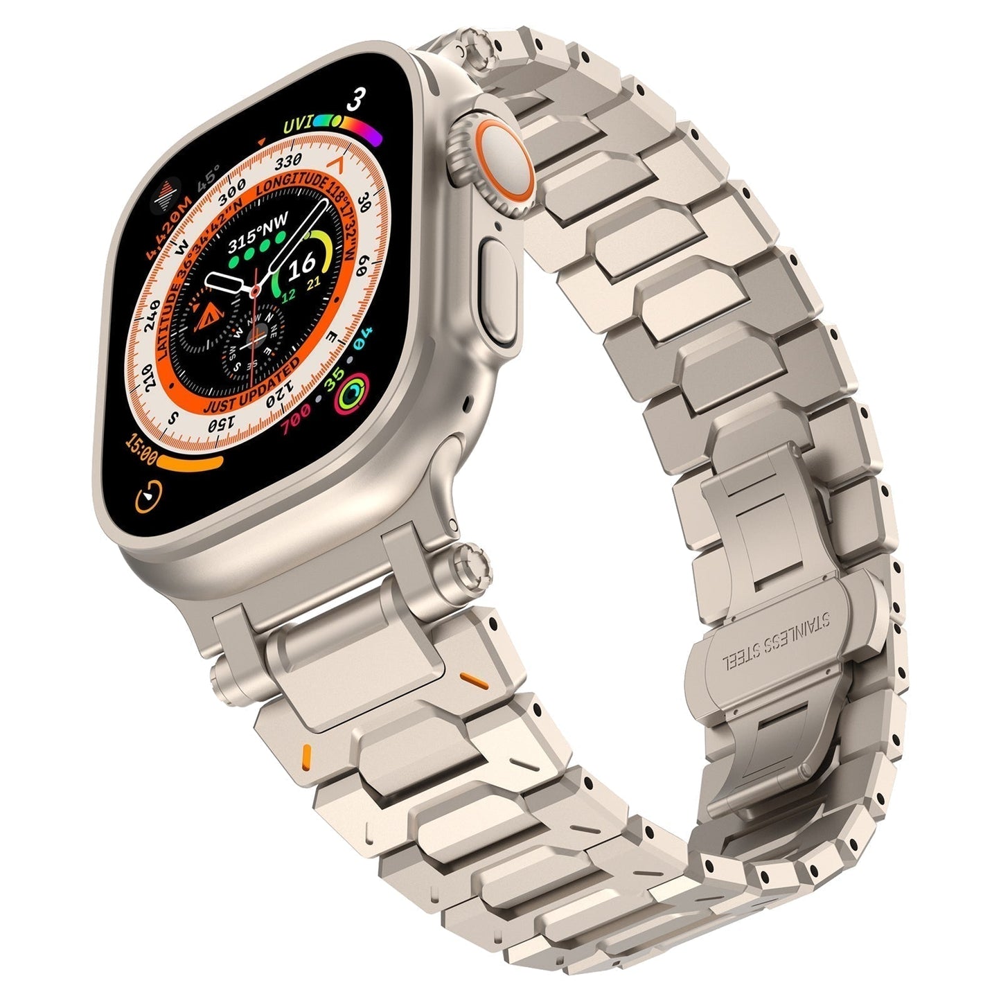 Durable Stainless Steel Smartwatch Band