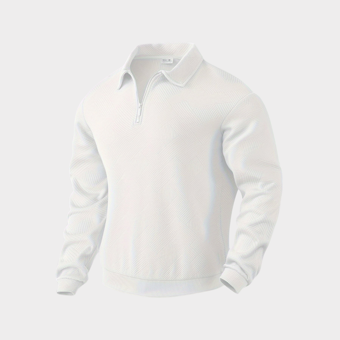 Koen | Classic Warm Quarter Zip Sweater for Men