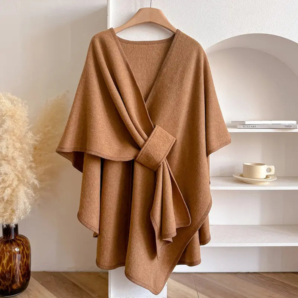 Waterproof Shawl Coat for Ladies