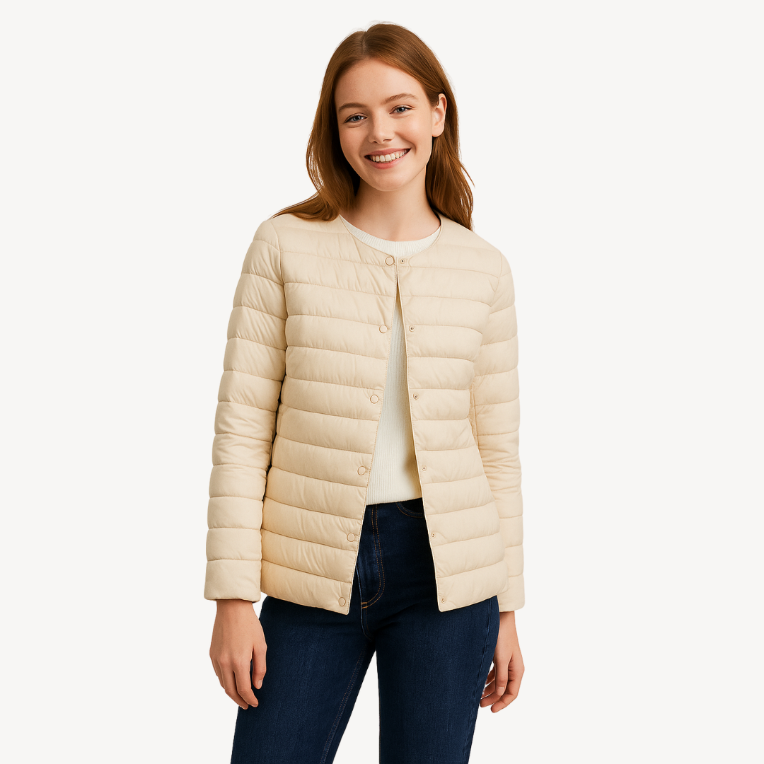 Ladies Slim Fit Down Filled Coat - OutfitLondon