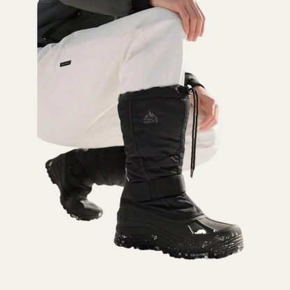 Men's High Insulated Snow Boots with Strap and Laces