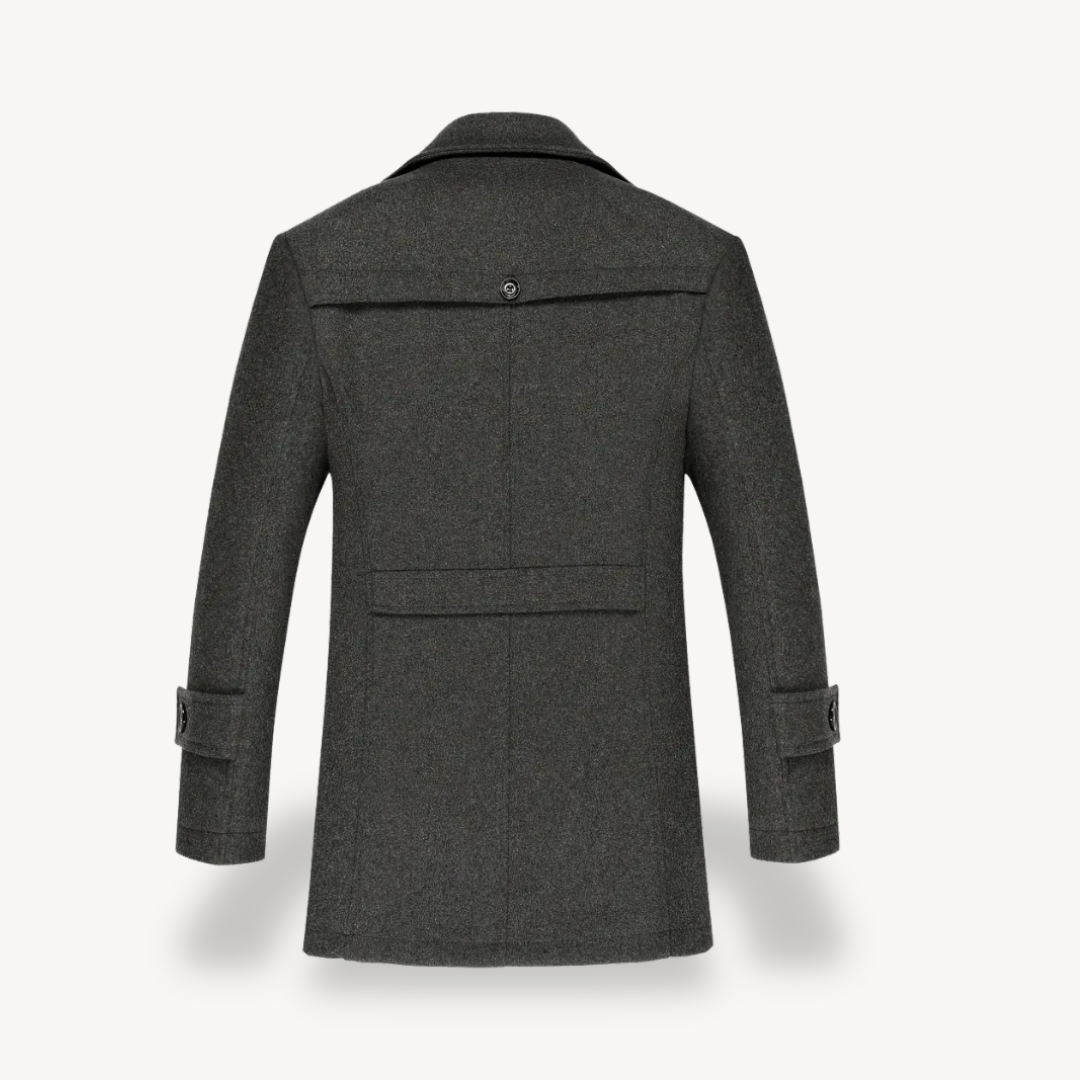 Warm Mens Woolen Overcoat