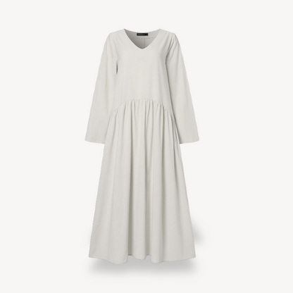 Relaxed Fit V Neck Maxi Dress for Women