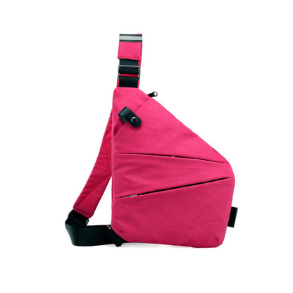 Secure Crossbody Travel Bag With Hidden Pockets