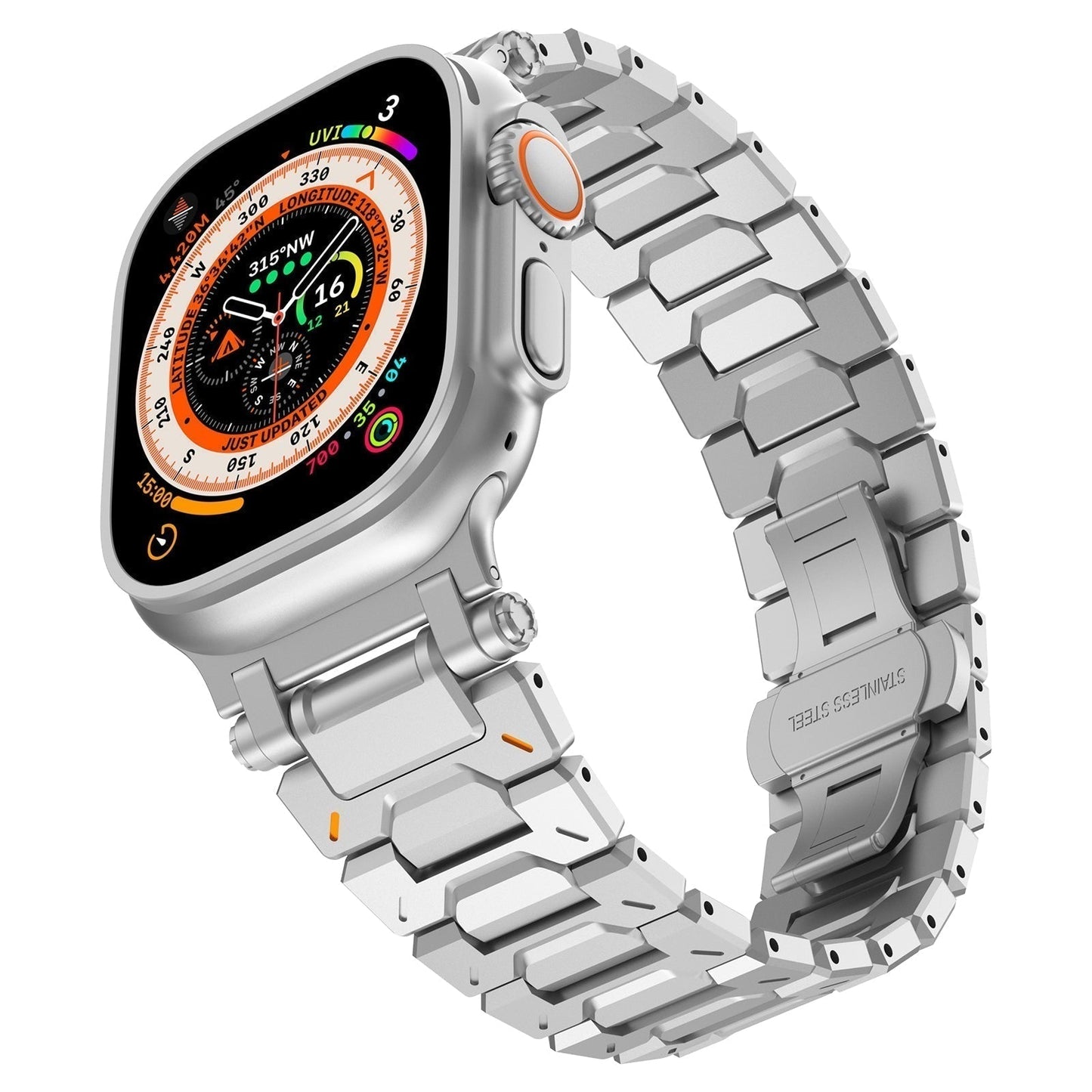 Durable Stainless Steel Smartwatch Band