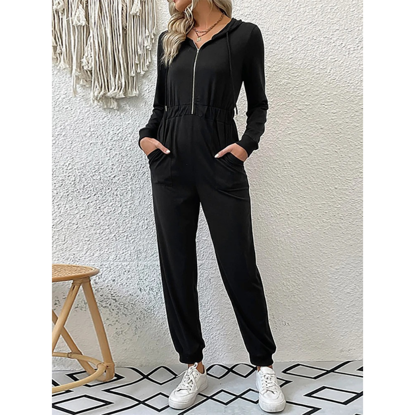 Relaxed Fit Women's Sports Jumpsuit