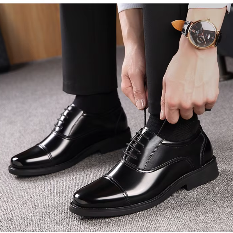 Timeless Genuine Leather Oxfords - OutfitLondon