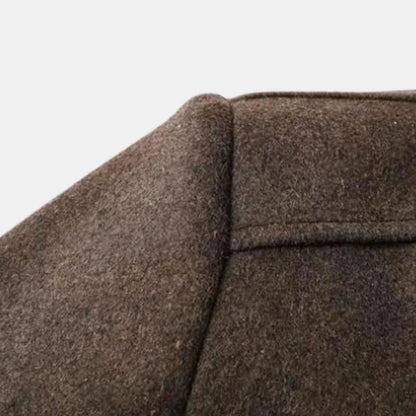 Warm Mens Classic Wool Winter Coat