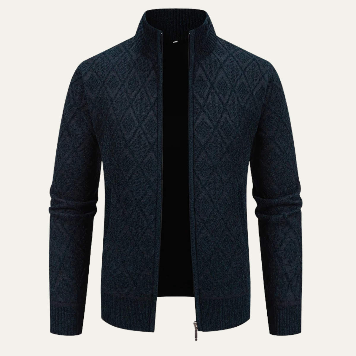 Stylish Mens Patterned Knit Blazer Jacket