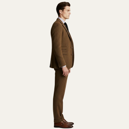 Classic Wool Three Piece Business Suit